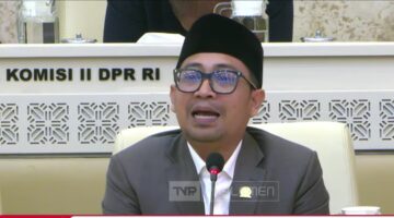 Anggota Komisi II DPR RI, Muhammad Khozin, (dok. TV parlemen)