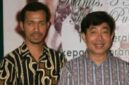 Yusuf Blegur bersama Muhammad Guruh Soekarno Putra.
