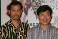 Yusuf Blegur bersama Muhammad Guruh Soekarno Putra.