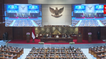 Dewan Perwakilan Rakyat (DPR) RI mengesahkan RUU APBN Tahun 2027. Pengesahan digelar pada Rapat Paripurna ke-7. (Foto/TV Parlemen)