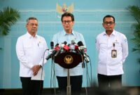 Menteri Kesehatan (Menkes) Budi Gunadi Sadikin dalam keterangannya usai menghadiri rapat terbatas yang dipimpin oleh Presiden Prabowo. (Foto/BPMI)