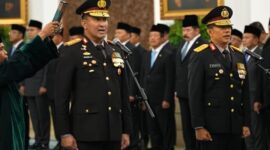 Pengambilan sumpah jabatan Kapolri dan jajaran kabinet Merah Putih di Istana Negara (Foto: Ist)