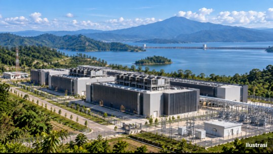 Penghentian pembangunan data center di Jatiluhur, Jawa Barat. (Foto: Ist)