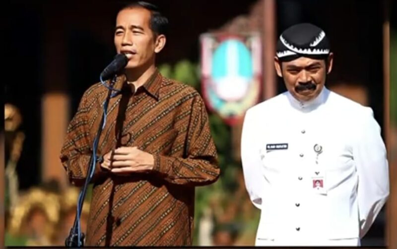 FX Rudi mendampingi Jokowi saat masih menjadi Wali Kota Solo (Foto: Ist)