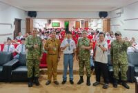 Program Army Go To School di SMAN 17 Jakarta, Danramil Taman Sari mengedukasi siswa tentang disiplin, pencegahan tawuran, narkoba, dan bullying.