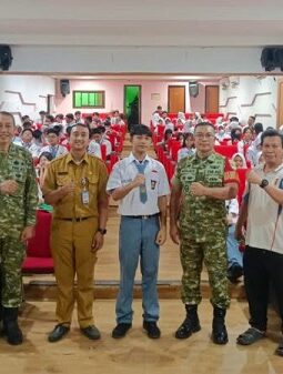 Danramil Taman Sari Datangi SMAN 17 Jakarta, Siswa Diimbau Hindari Tawuran dan Bullying