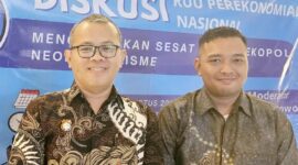 Yudhie Haryono (CEO Nusantara Centre) & Agus Rizal (Ekonom Strukturalis di Nusantara Centre)