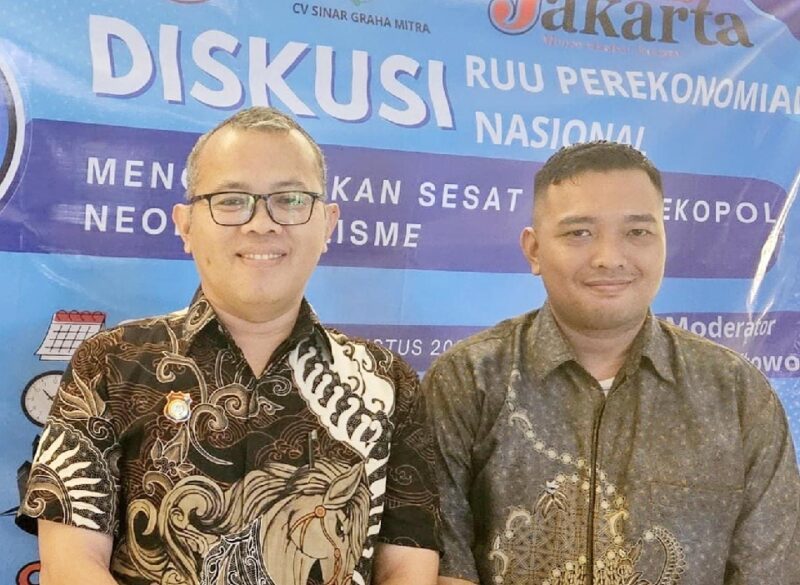 Yudhie Haryono (CEO Nusantara Centre) & Agus Rizal (Ekonom Strukturalis di Nusantara Centre)