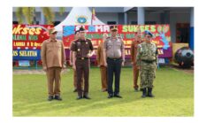 Perkuat Sinergitas, Wakapolres Nias Selatan Hadiri Upacara Hari Jadi TNI ke-81
