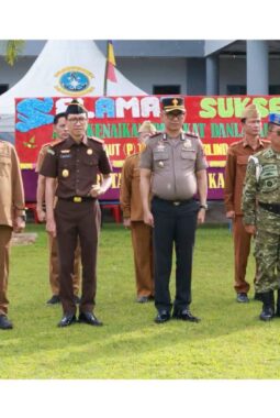 Perkuat Sinergitas, Wakapolres Nias Selatan Hadiri Upacara Hari Jadi TNI ke-81