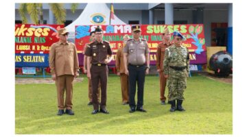 Perkuat Sinergitas, Wakapolres Nias Selatan Hadiri Upacara Hari Jadi TNI ke-81