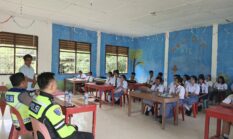 Lewat Program Polantas Karib, Polres Nias Selatan Tanamkan Kesadaran Berkendara Sejak Dini