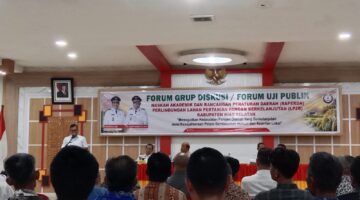 Kendalikan Alih Fungsi Lahan, Pemkab Nisel Gelar Uji Publik Raperda LP2B