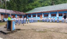 Sat Lantas Polres Nias Selatan Gelar Polantas Karib di SMK BNKP Lahusa