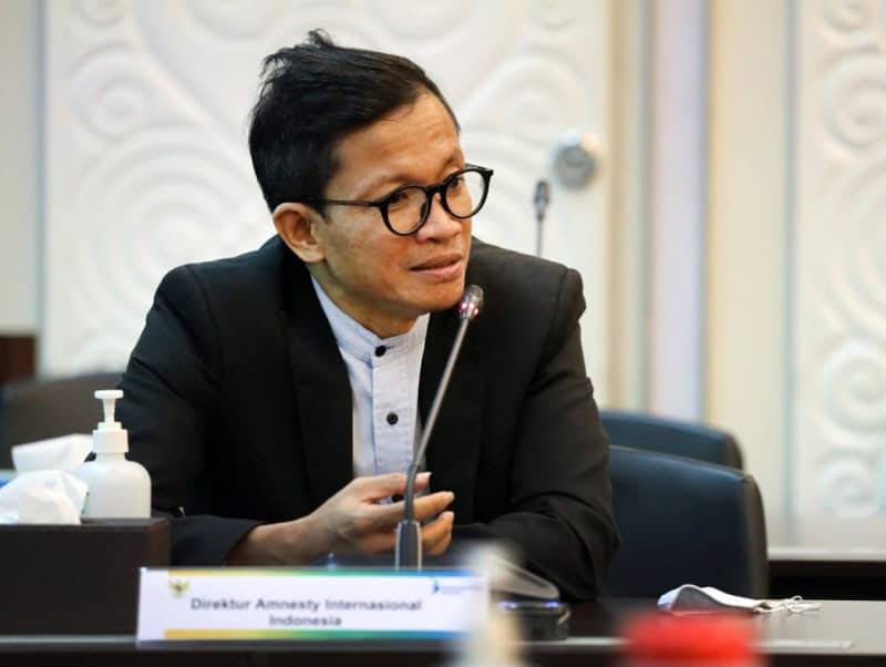 Direktur Eksekutif Amnesty International Indonesia, Usman Hamid (Foto: Ist)
