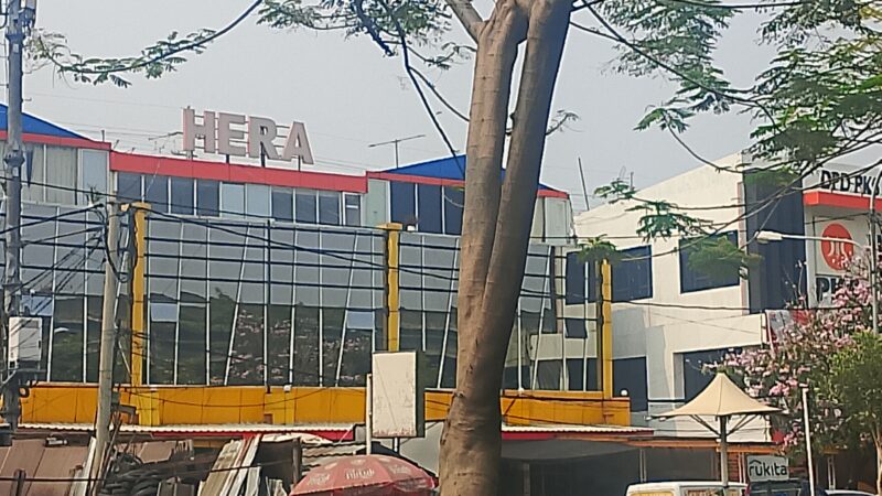 Graha Hera yang diduga menjadi lokasi loker bodong di Bekasi