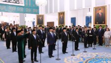 Pengambilan sumpah jabatan hasil reshuffle ketujuh pemerintahan Prabowo-Gibran (Foto: Setkab)