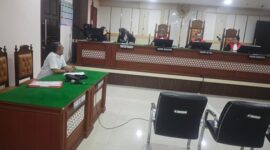 Suasana sidang gugatan Ahmad Suyudina di PN Kota Bekasi. (Foto: ist)