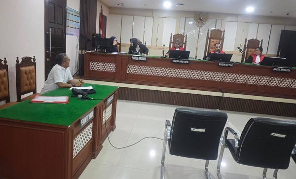 Suasana sidang gugatan Ahmad Suyudina di PN Kota Bekasi. (Foto: ist)