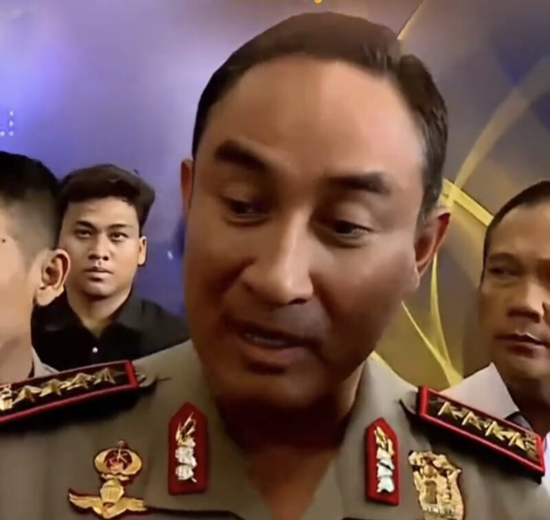 Kapolri Jemderal Polisi Suyudi Ario Seto.