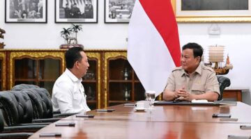 Kepala Staf Kepresidenan Jenderal Listyo Sigit Prabowo saat menghadap Presiden Prabowo (Foto: Ist)
