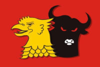 Lambang Partai Gerindra dan PDIP (Foto: Ist)
