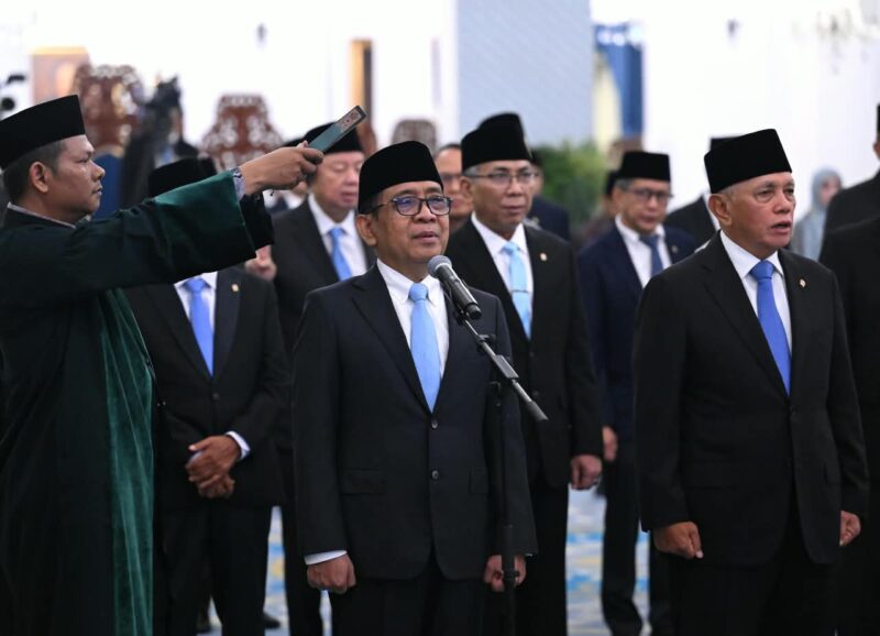 Prosesi pelantikan Wantimpres di Istana Negara (Foto: Istimewa)